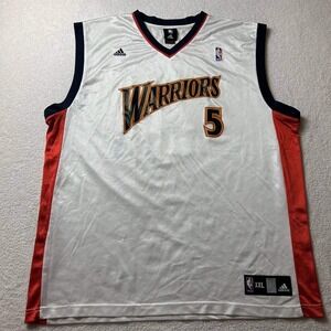 Vintage Adidas Baron Davis #5 Golden State Warriors NBA Jersey Shirt Men's 2XL